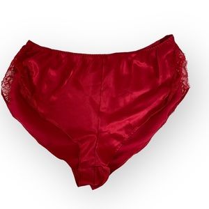 Victoria’s Secret High Rise Red Lace Shorts